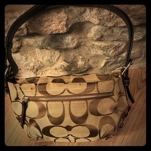 Coach Signature East West Bag